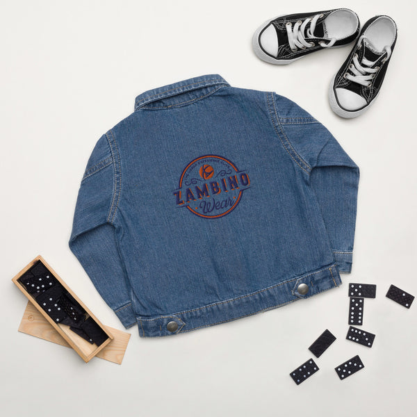 Children's Vintage Embroidered Jean Jacket